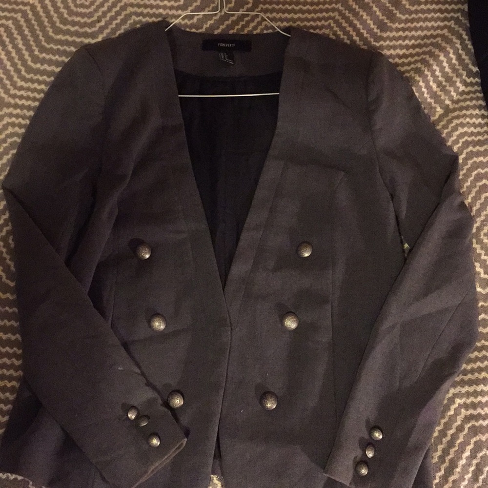 Forever 21 Grey blazer
